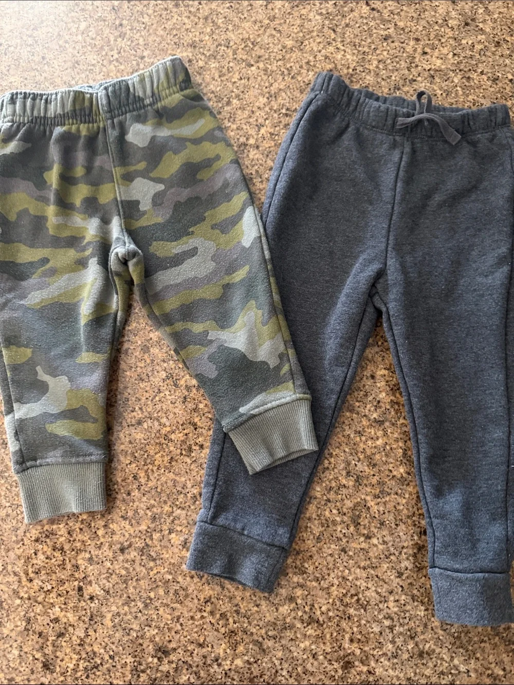 Kids Camo & Charcoal Jogger Pants - 2-Pack